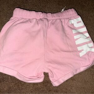 PINK Victoria's Secret Baby Pink Fleece Lounge Shorts